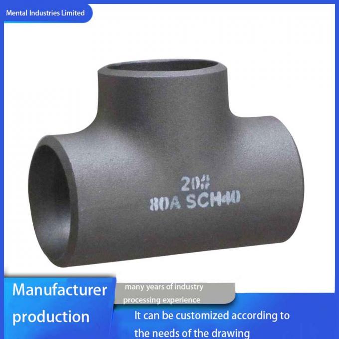 Metalen doelen RED Tee UNS C71500 SMLS Koper Nickel Butt Lasbuizen Fittings 4