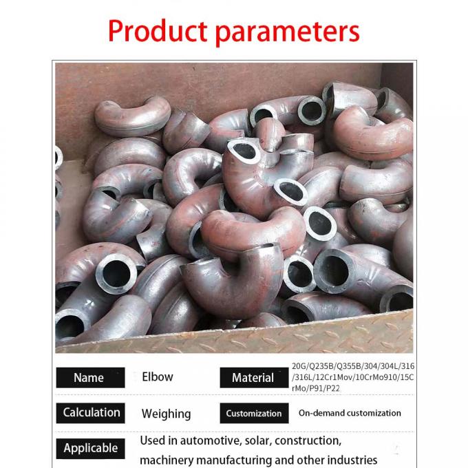 Vinnige verzending Achtersteel lassen Lange straal 90 graden Elbow ASME Pipe Fitting 3