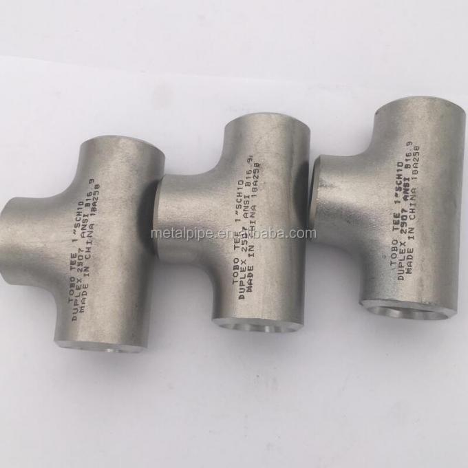 METAL C70600 C70100 ASME B16.9 SCH40 Nikkel legering buisbehangers Aanpassen Tee 0