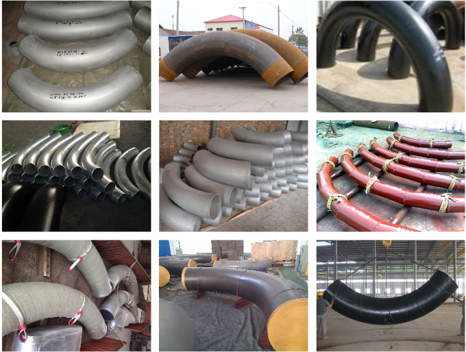 SCH40 2" binnenkant gepolijst Sanitair Koper Nickel Pipe Fitting Degree Elbow 4