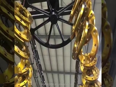 Koperen nikkel opgeheven gesig gespeld halsflens op maat C71500 (70/30) A105