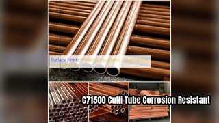 C71500 CuNi 70 30 Naadloze buis Hoge corrosiebestendigheid