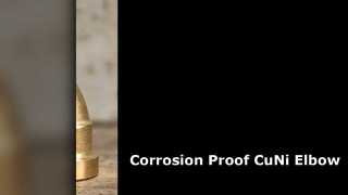 CuNi C70600 90 graden elleboog hogedruk zeewaterfitting
