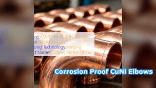 Offshore CuNi 90 10 ellebogen Corrosiebestendige buisoplossingen