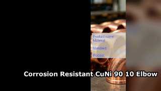 ASTM B466 CuNi 90 10 Corrosiebestendige pijpfitting met elleboog