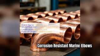 ASTM B466 CuNi 90 10 Ellebogen voor maritieme leidingsystemen
