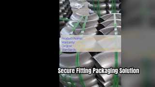 CuNi 90/10 elleboogpijpfitting houten kist