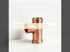 DN20 CuNi C70600 Gelijk T-stuk Corrosiebestendige fitting