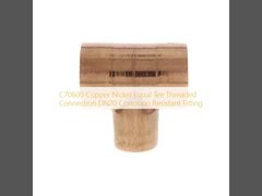 C70600 Koper-nikkel T-stuk Corrosiebestendige fitting
