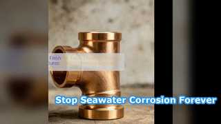 Marine CuNi C70600 Gelijke T-stuk Zeewatercorrosie-oplossing