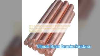 UNS C70600 Cupro nikkel 90 10 maritieme kwaliteit staaf