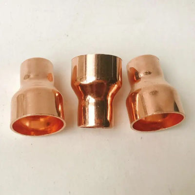 Brass Quick-Connect Reducer Coupling, No-Solder Compression Adapter for Copper Pipe