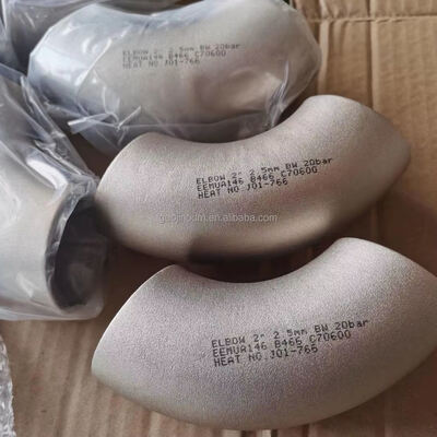 CuNi 90/10 C70600 Elbow 90° LR ASME B16.9 Anti-Biofouling Seawater Pipe Fitting