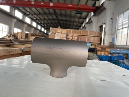 UNS C71500 CuNi 70/30 Reducing Tee BW Pipe Fittings ASME B16.5 Class150 Corrosion Resistant