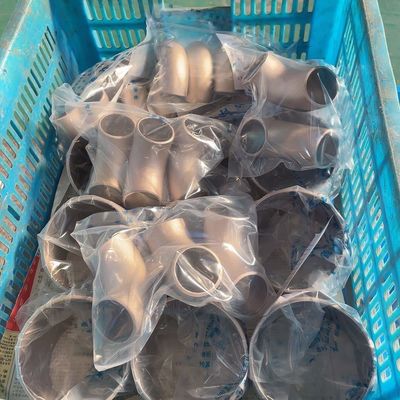 CuNi 70/30 Koper Nikkel Elleboog 90° LR ASME B16.9 Hoge Druk Maritieme Pijp Fitting