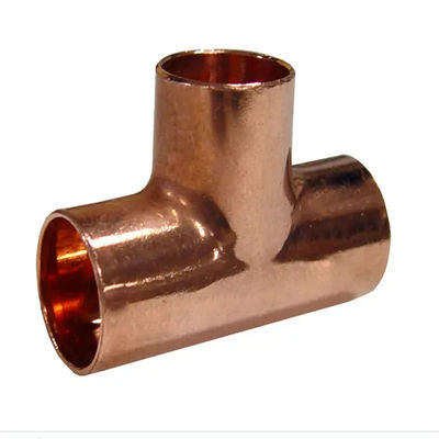 C70600 Copper Nickel Equal Tee Threaded Connection DN20 Corrosion Resistant Fitting