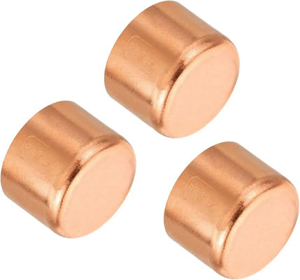 Cupro Nikkel 90/10 Cap Pijpfitting Lekvrij Soldeeruiteinde Corrosiebestendig Marine Grade