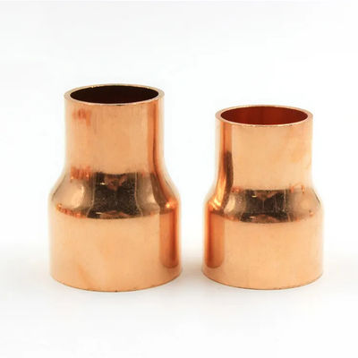 Brass Quick-Connect Reducer Coupling, No-Solder Compression Adapter for Copper Pipe