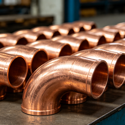 C70600 Koper Nikkel Butt Weld Elleboog met Gepolijst Oppervlak voor Maritieme Pijp Fitting