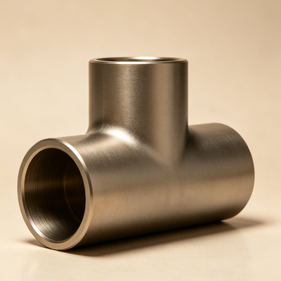 CuNi 70/30 Copper Nickel Equal Tee ASME B16.9 Buttweld Fitting Corrosion Resistant Marine Grade